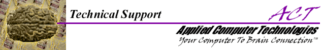 Technical Support by Applied Computer Technologies